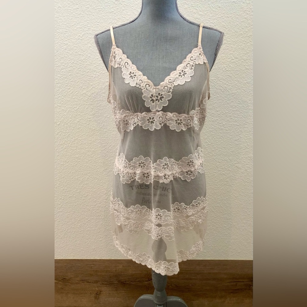 LACE Women’s Vintage Slip Dress With Adjustable‎ Straps